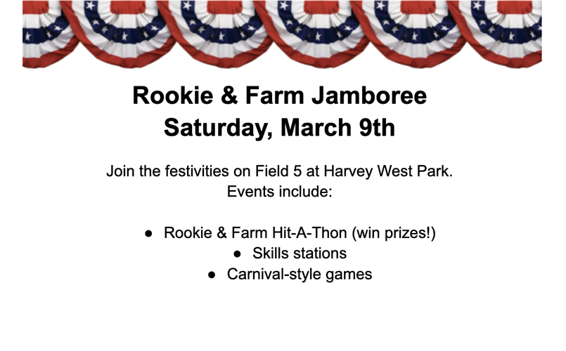 Rookie & Farm Jamboree!