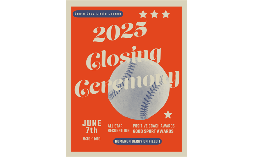 Closing Ceremony Saturday June 7th
