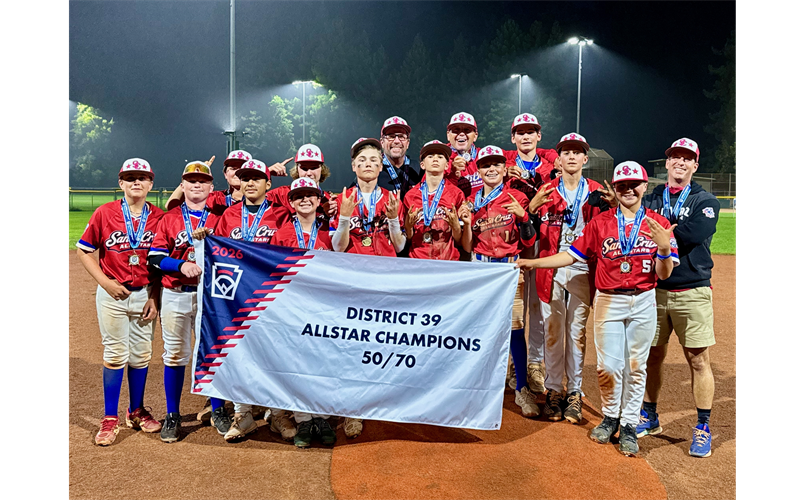 SCLL Intermediate All Stars are District 39 Champions!