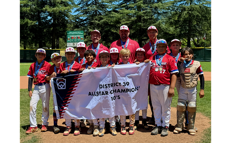 SCLL 10's All Stars are District 39 Champions!